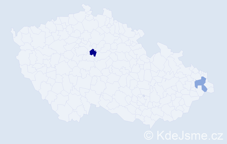 Příjmení: 'Sewiora', počet výskytů 3 v celé ČR