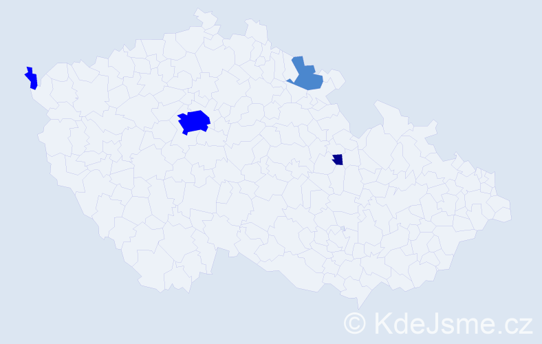 Příjmení: 'Meszarošová', počet výskytů 8 v celé ČR