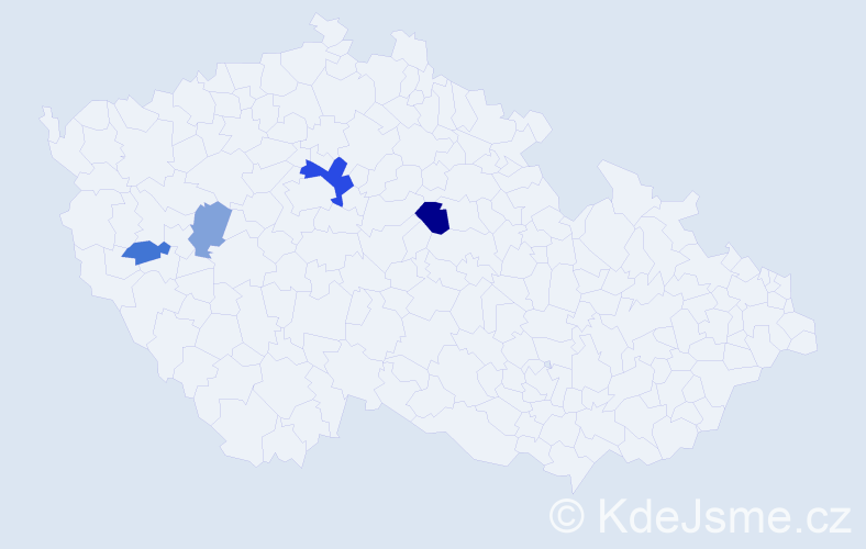 Příjmení: 'Luta', počet výskytů 8 v celé ČR