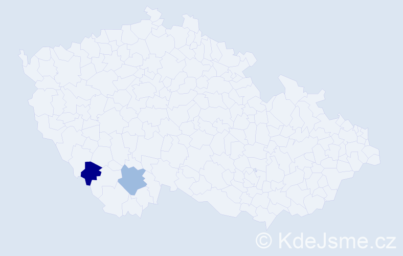 Příjmení: 'Pluščenko', počet výskytů 5 v celé ČR