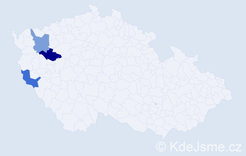 Příjmení: 'Androščuk', počet výskytů 3 v celé ČR
