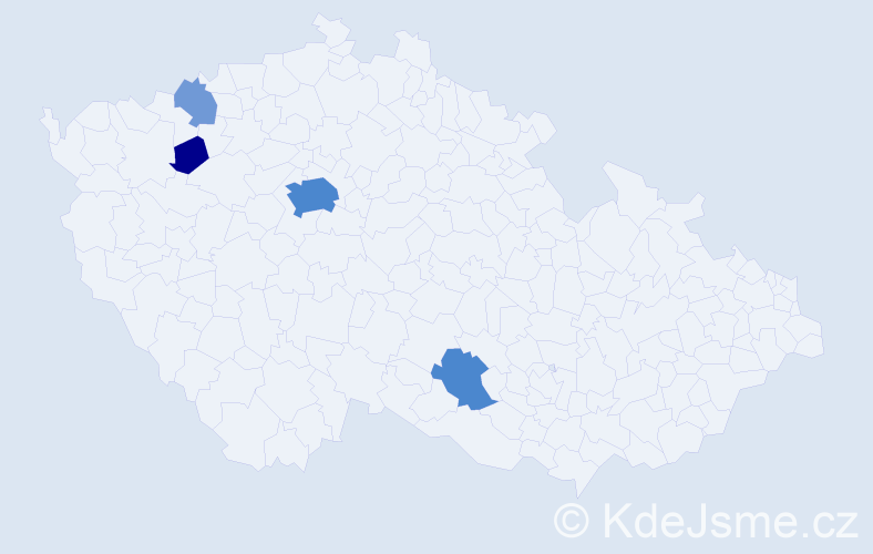 Příjmení: 'Wangler', počet výskytů 14 v celé ČR