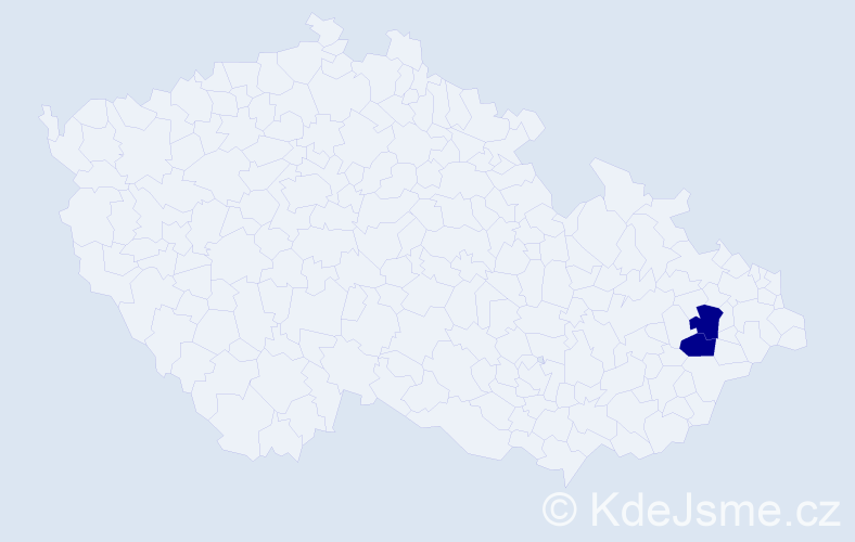 Příjmení: 'Kornecki', počet výskytů 2 v celé ČR