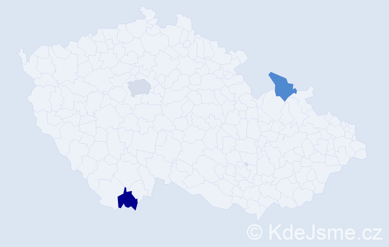 Příjmení: 'Rothmayerová', počet výskytů 4 v celé ČR