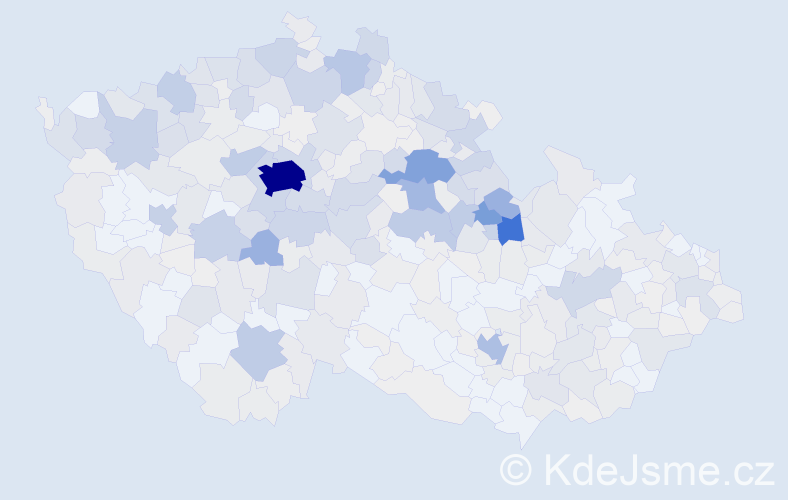 Příjmení: 'Skalická', počet výskytů 1881 v celé ČR