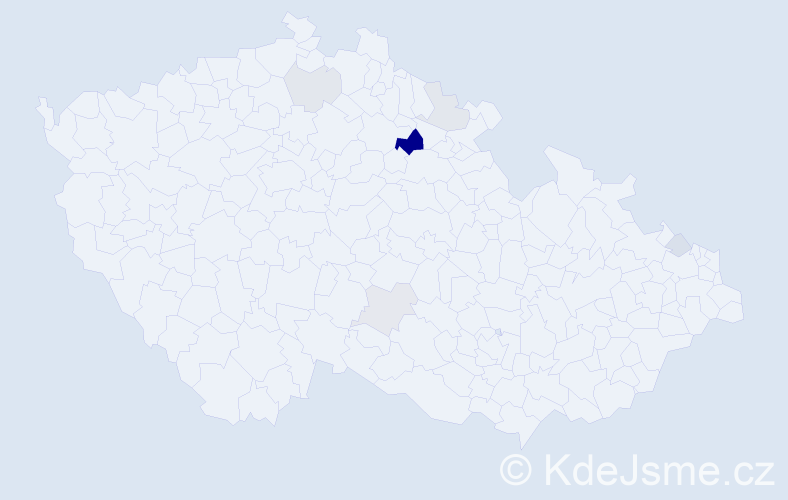 Příjmení: 'Ivakhnyuk', počet výskytů 14 v celé ČR