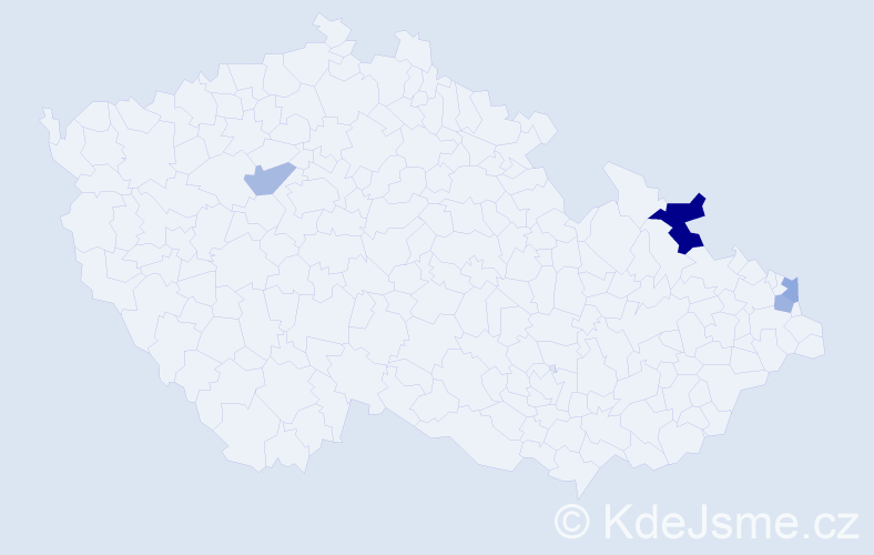 Příjmení: 'Olejniczak', počet výskytů 6 v celé ČR