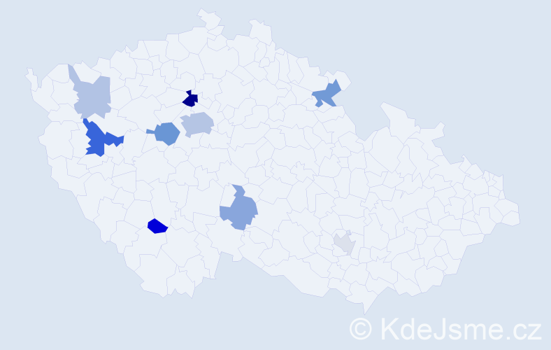 Příjmení: 'Doroshenko', počet výskytů 22 v celé ČR