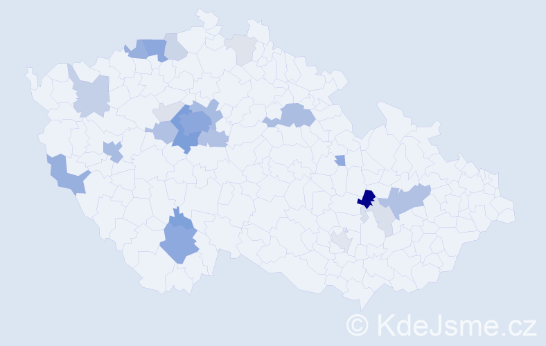 Příjmení: 'Rudenko', počet výskytů 94 v celé ČR