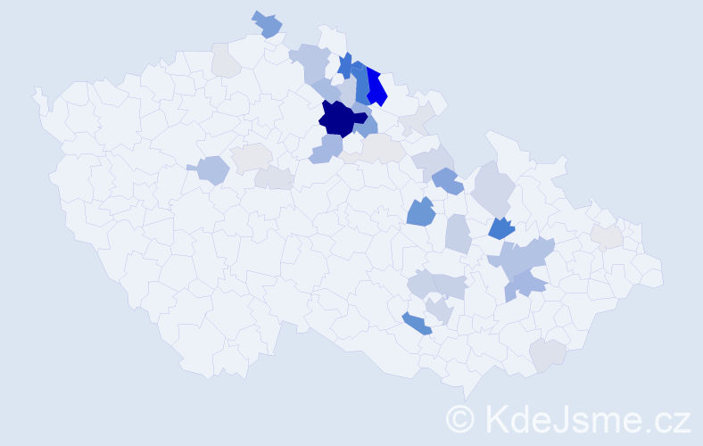 Příjmení: 'Adolfová', počet výskytů 115 v celé ČR