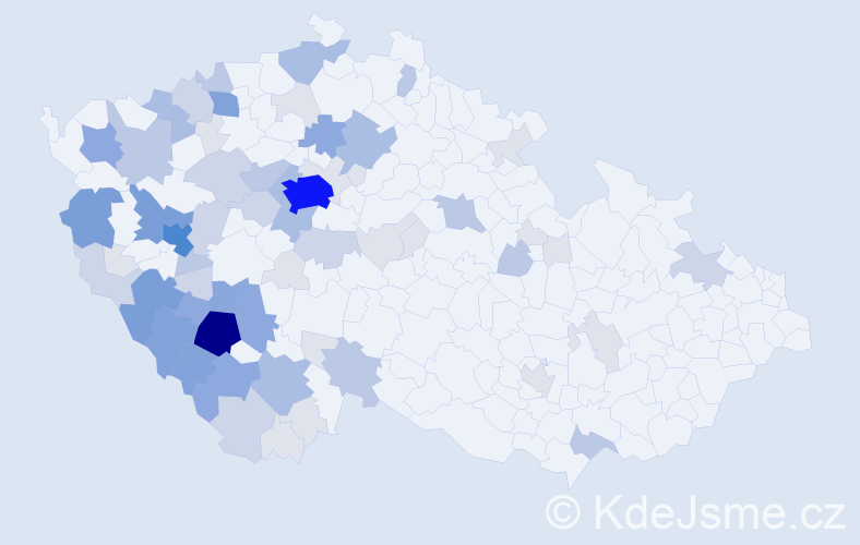Příjmení: 'Peleška', počet výskytů 224 v celé ČR