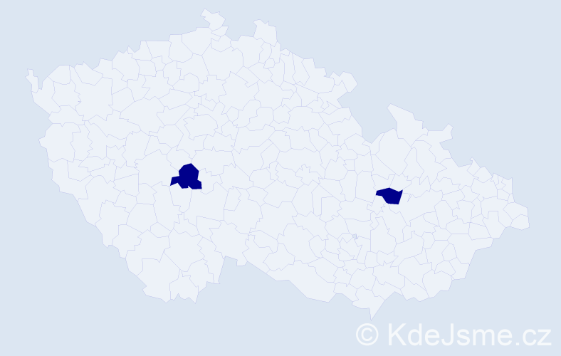 Příjmení: 'Bucák', počet výskytů 2 v celé ČR