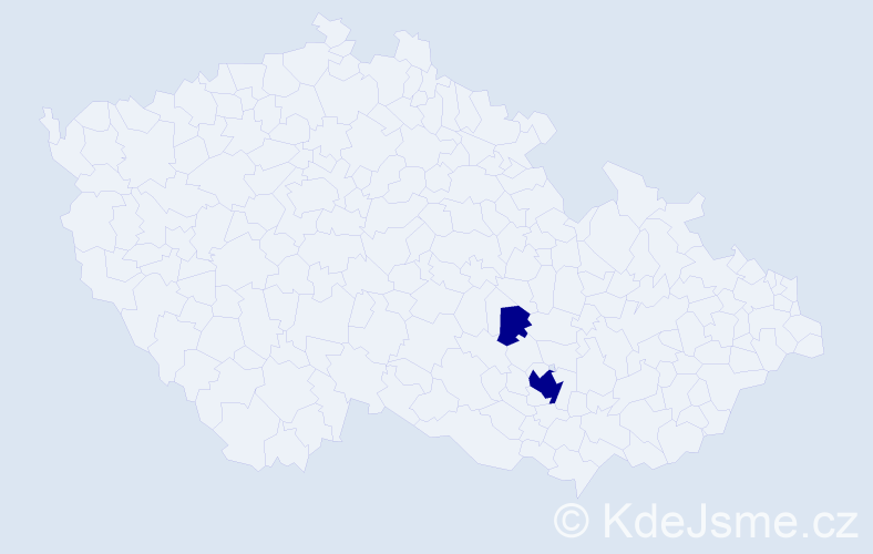 Příjmení: 'Flajtinger', počet výskytů 4 v celé ČR