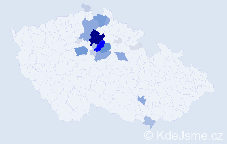 Příjmení: 'Fadrhoncová', počet výskytů 95 v celé ČR