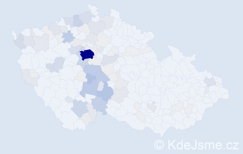 Příjmení: 'Babická', počet výskytů 368 v celé ČR