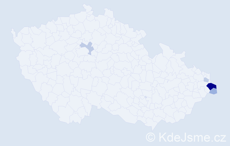 Příjmení: 'Strokoszová', počet výskytů 19 v celé ČR