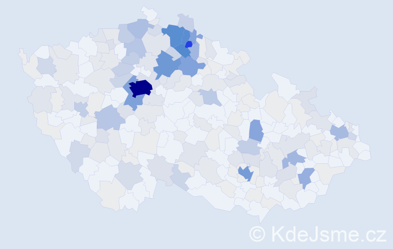 Příjmení: 'Kopalová', počet výskytů 814 v celé ČR