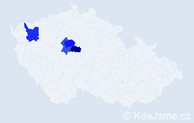 Příjmení: 'Aneltová', počet výskytů 12 v celé ČR