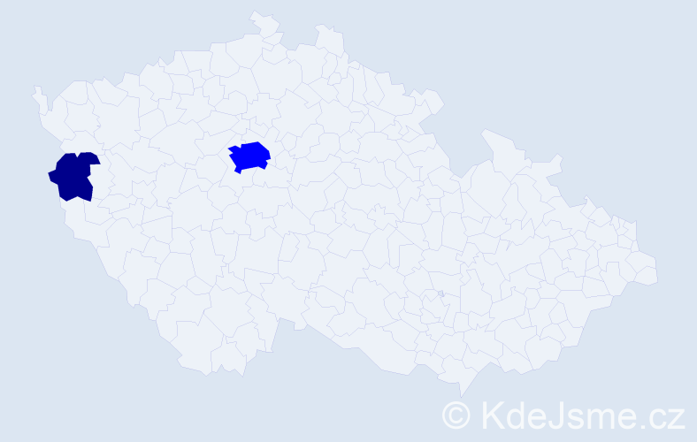 Příjmení: 'Sumser', počet výskytů 3 v celé ČR