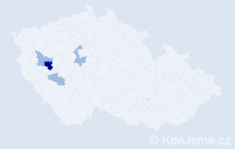 Příjmení: 'Šipatková', počet výskytů 8 v celé ČR