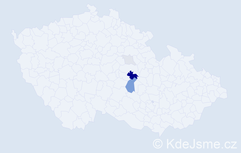 Příjmení: 'Boguaj', počet výskytů 12 v celé ČR