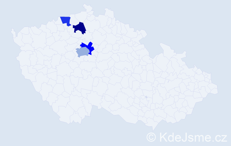Příjmení: 'Djakov', počet výskytů 10 v celé ČR