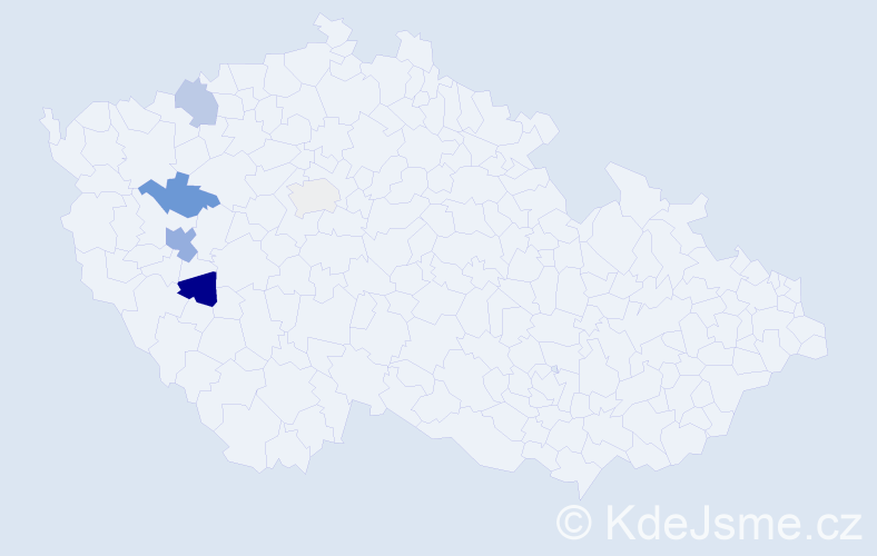 Příjmení: 'Kilbergrová', počet výskytů 14 v celé ČR