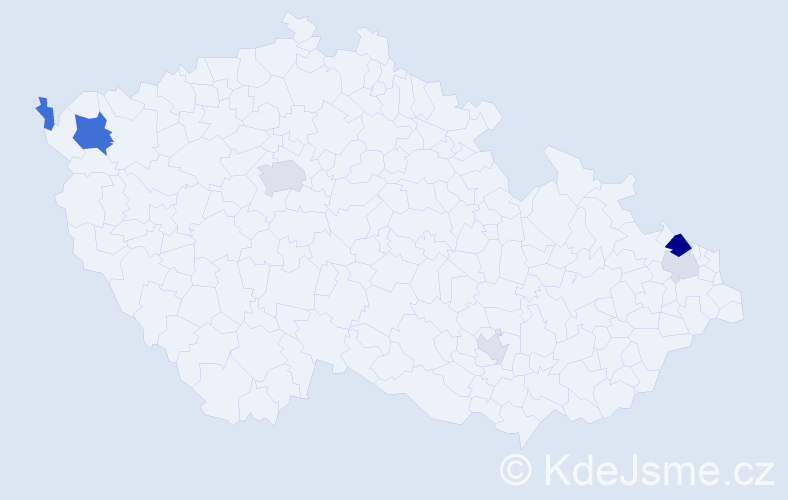 Příjmení: 'Reinholdová', počet výskytů 14 v celé ČR