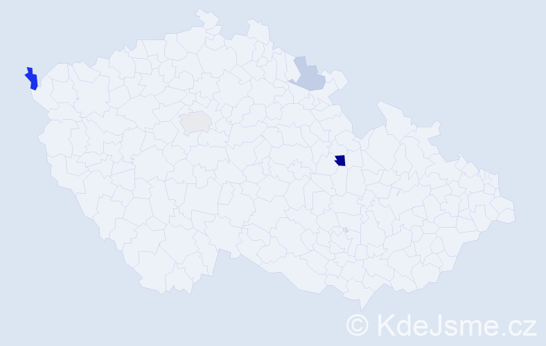 Příjmení: 'Meszarošová', počet výskytů 8 v celé ČR