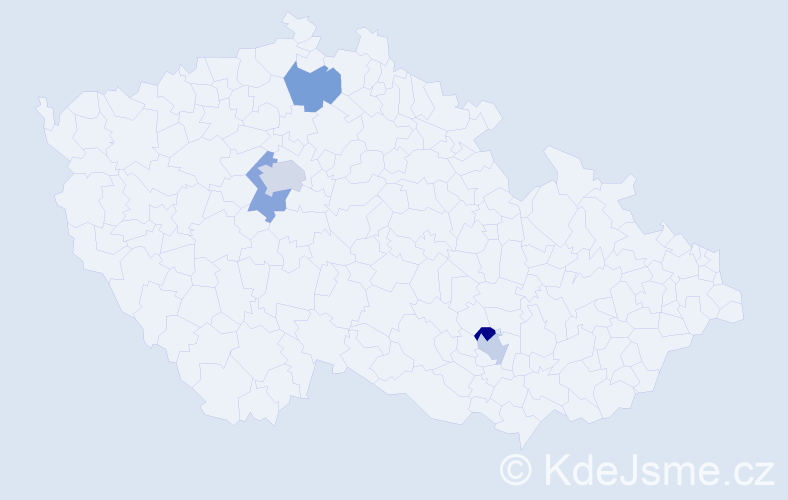 Příjmení: 'Iurash', počet výskytů 6 v celé ČR