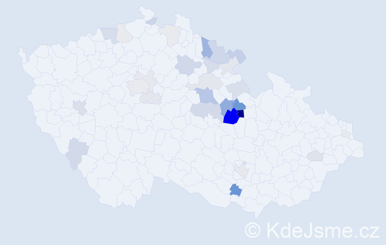 Příjmení: 'Limberský', počet výskytů 89 v celé ČR