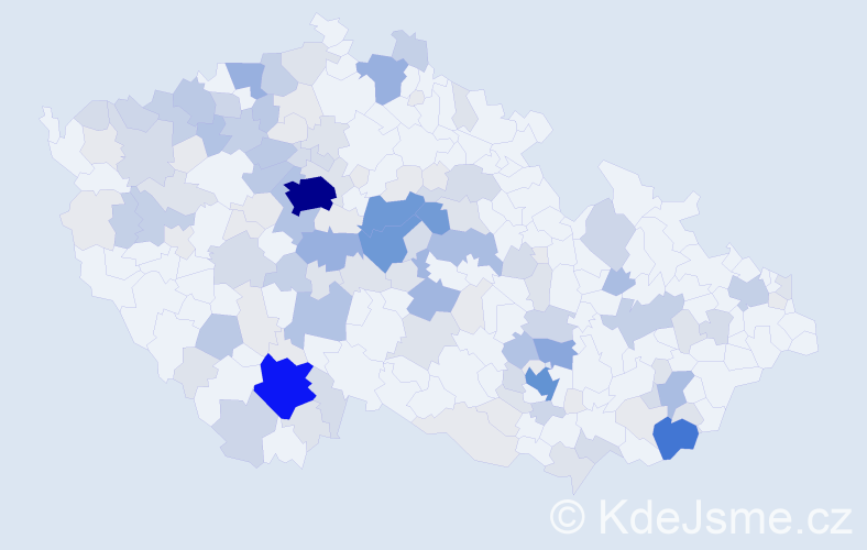 Příjmení: 'Hniličková', počet výskytů 508 v celé ČR