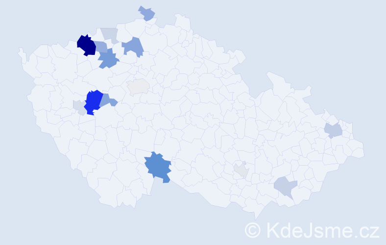 Příjmení: 'Adi', počet výskytů 35 v celé ČR