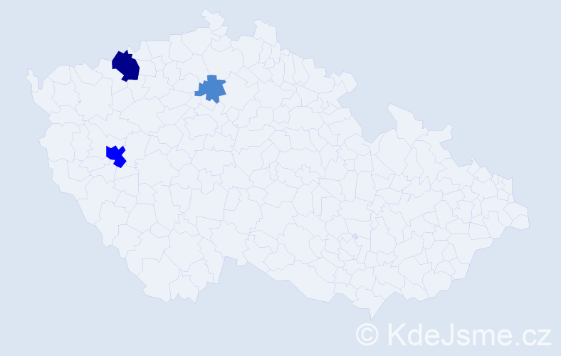 Příjmení: 'Schnepp', počet výskytů 6 v celé ČR