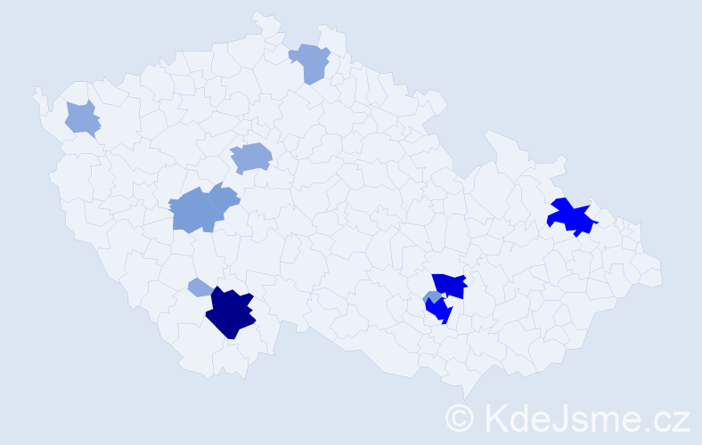 Příjmení: 'Reichenauerová', počet výskytů 33 v celé ČR