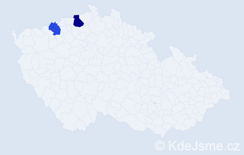 Příjmení: 'Andrenacciová', počet výskytů 3 v celé ČR