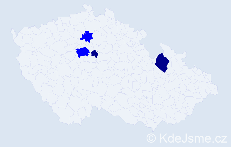 Příjmení: 'Seeger', počet výskytů 10 v celé ČR