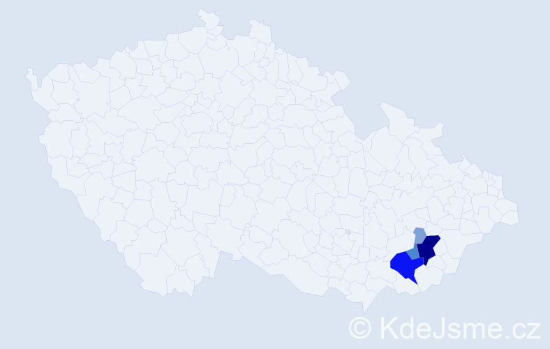 Příjmení: 'Družbík', počet výskytů 28 v celé ČR