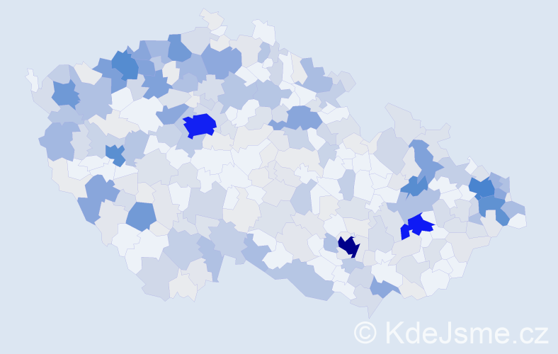 Příjmení: 'Lacko', počet výskytů 1161 v celé ČR