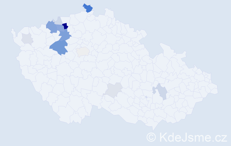 Příjmení: 'Emingr', počet výskytů 41 v celé ČR