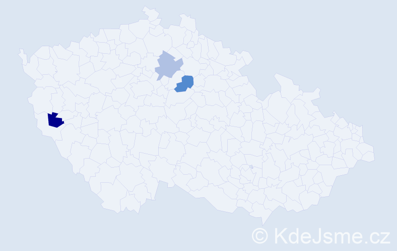 Příjmení: 'Krubertová', počet výskytů 14 v celé ČR
