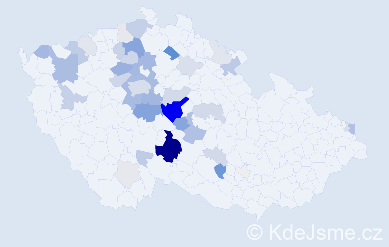 Příjmení: 'Edrová', počet výskytů 136 v celé ČR