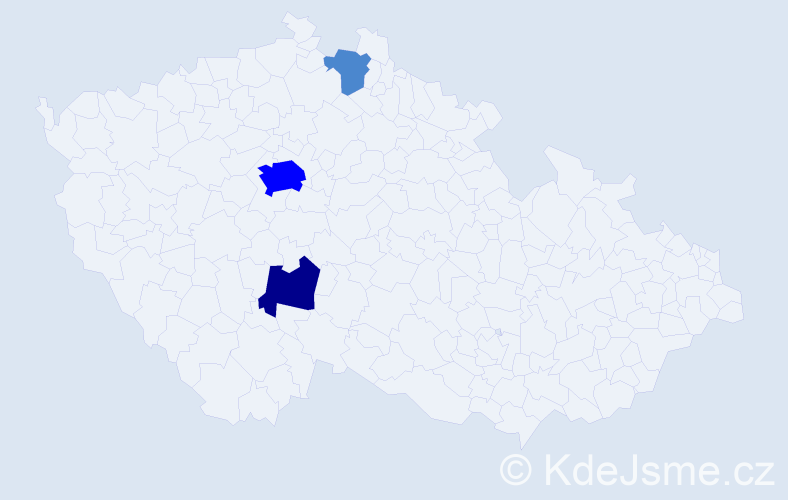 Příjmení: 'Wynn', počet výskytů 6 v celé ČR