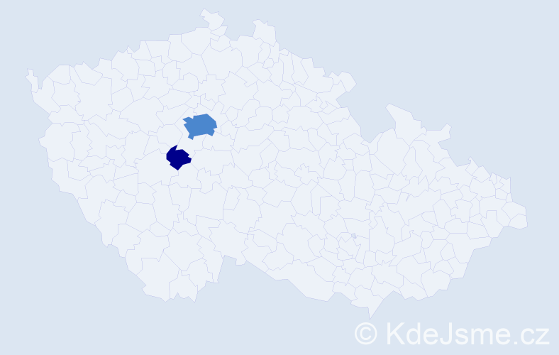 Příjmení: 'Stambergová', počet výskytů 4 v celé ČR