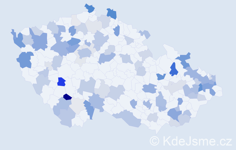 Příjmení: 'Sabo', počet výskytů 288 v celé ČR