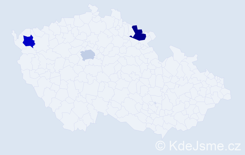 Příjmení: 'Orzechowski', počet výskytů 3 v celé ČR