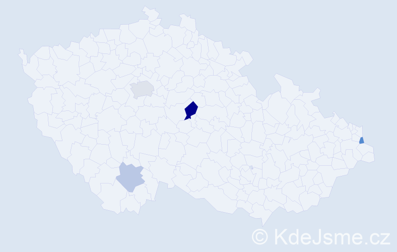 Příjmení: 'Conroy', počet výskytů 6 v celé ČR