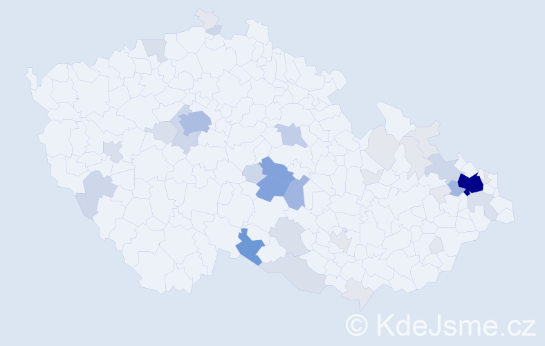 Příjmení: 'Neuvirt', počet výskytů 141 v celé ČR