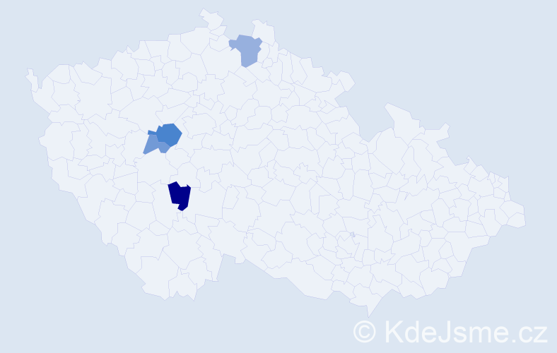 Příjmení: 'Luxemburgová', počet výskytů 8 v celé ČR
