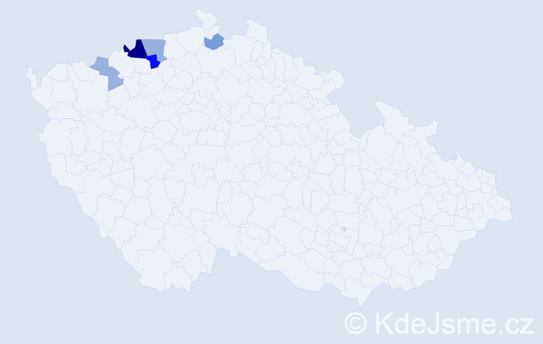 Příjmení: 'Wildumetzová', počet výskytů 11 v celé ČR